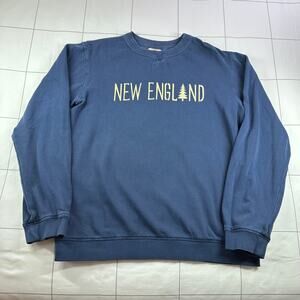 Kiel James Patrick Sweatshirt Mens Small Blue Arrowknit New England Crew Preppy